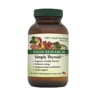 Simply Thyroid | 100 Tablets | Food Research