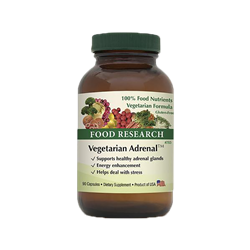 Vegetarian Adrenal | 90 Capsules | Food Research