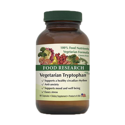Vegetarian Tryptophan | 90 Capsules | Food Research