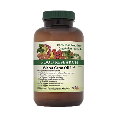 Wheat Germ Oil E** | 90 Softgels | Food Research
