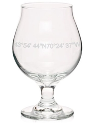 Personalized Belgian Beer Glass