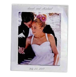 8X10 Personalized Silver Frame