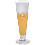 Personalized Tapered 12 oz Pilsner Glass