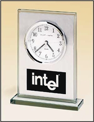 Glass and Aluminum Clock Award
