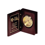 Bookstyle Clock  Personalized Award