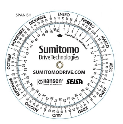 Date Wheel - SPANISH