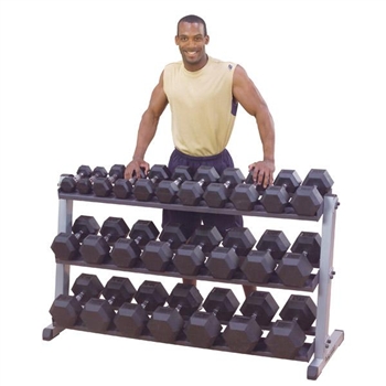 Body-Solid Three Tier Pro Dumbbell Rack