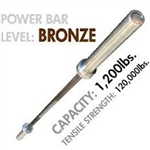 Olympic Power Bar- 7Ft.- 1200 lb Capacity (Bronze)
