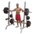 Open Rack, Bench and 300 Lb cast iron grip plates w/ bar!