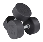 body solid Commercial Rubber Round Dumbbells