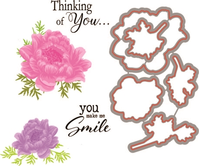 3303 Bundle Fragrant Blooms Stamp and Die