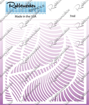 4132 Organic Wave Stencil