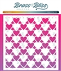 4302 Stacked Hearts Stencil