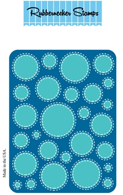 5161D circle Background w/ stitch Die