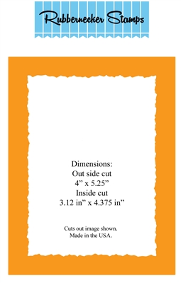 5176-01D Deckle Frame Die