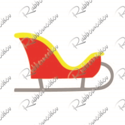 5416-04D Santa's Sleigh Die