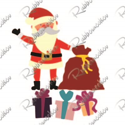 5416-05D Santa with Presents Die