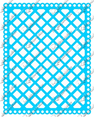 5512-03D Lattice with Scallop Cover