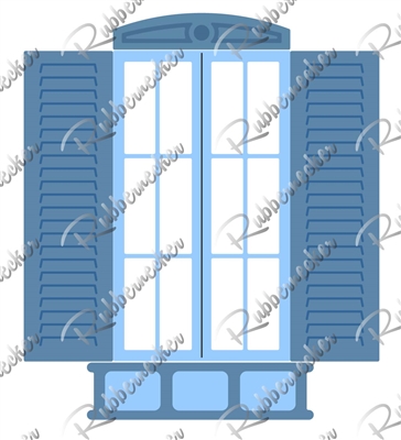 5609D Window with Shutters Die