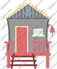 5613-02D Shed add on Beach Shack Die