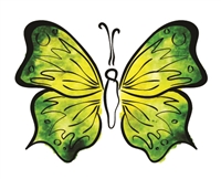 Watercolor Butterfly #6 946