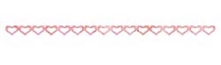 B115 Heart Chain Border