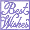 b769 Best Wishes Sentiment Square