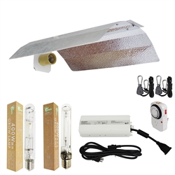 Hydro Crunch 400W MH & HPS Grow Light System With Wing Reflector