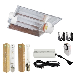 Hydro Crunch 400W MH & HPS Grow Light System With 6"/8" Cool Tube With XXL Wings