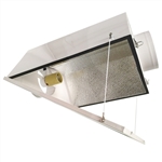 Hydro Crunch Large Air Cooled with 6-inch Duct & Glass Panel Grow Light Reflector