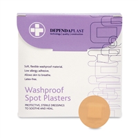 Washproof Plasters - 2.4cm Spot Plasters