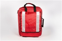 Red Rucksack bag empty