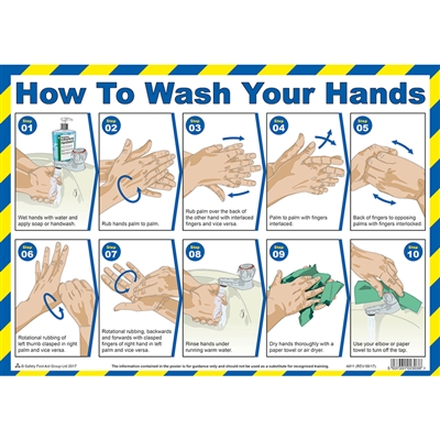 Hand Hygiene | Poster | Sanitiser | First Aid Shop