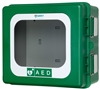 Outdoor HEATED alarmed defibrillator cabinet ( Arky Case 184 )