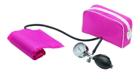 One Tube Manual Blood Pressure Monitor - Pink Sphygmomanometer