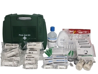 11-25 Person First Aid Kit - with Burns & Eyewash