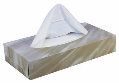 Mansize Tissues -  24cm x 29.5cm, 2-ply white paper