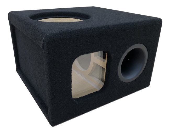 Custom Ported Sub Box Enclosure for 1 10" Sundown SA-10 Subwoofer w/ PLEXIGLASS