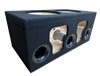 Custom Ported Subwoofer Box Enclosure for 2 15" Skar Audio VXF-15 VXF Subs GLASS
