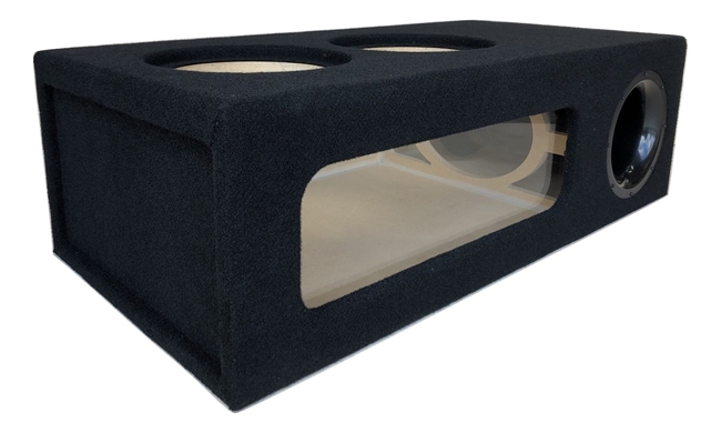 Ported Sub Box Enclosure for 2 8" Skar Audio ZVX-8 Subs ~ Plexiglass Window ~