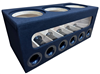 Custom Ported Sub Enclosure Box for 3 13" JL Audio 13W7 13W7AE-D1.5 Subs - BIRCH