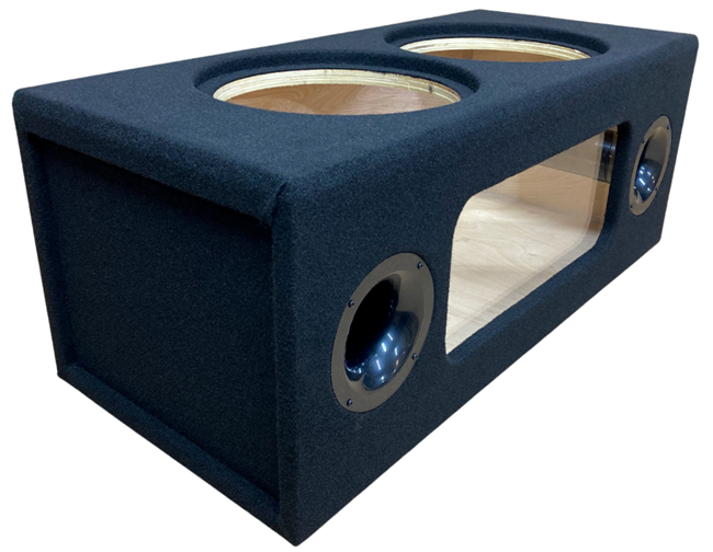 Custom Ported Subwoofer Box Enclosure for 2 12" JL Audio 12W6 12W6v3-D4 W6 Subs