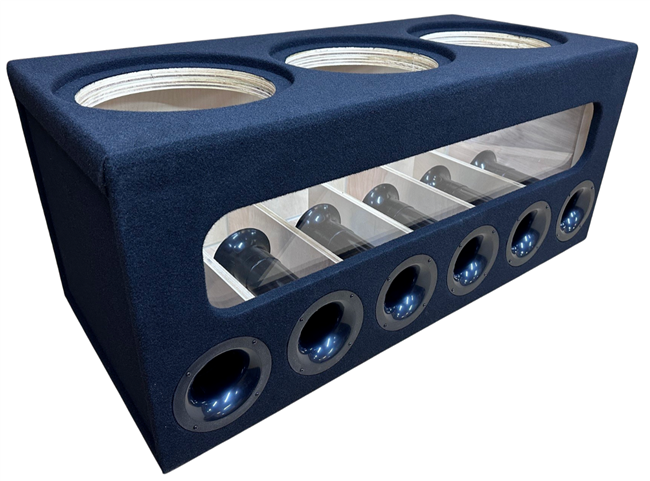 Custom Ported Sub Enclosure Box for 3 12" Subs NO GLASS