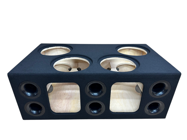 Custom Ported Sub Enclosure Subwoofer Box for 4 12" Subs - 32 Hz ~ 8 CF Net