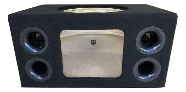 Concept Enclosures - Ported Sub Enclosure Box for 1 18" Skar Audio EVL-18 Subwoofer Plexiglass