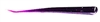 Little Atom Wedgees Plastic Tails - 6pk - 44 Purple Fleck