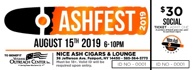 Social Ash Fest Ticket - Includes Pig Roast and Water/Soda