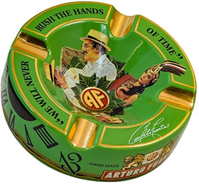 Arturo Fuente Hands of Time Green Ashtray