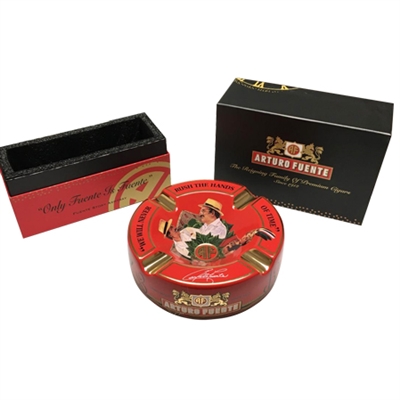 Arturo Fuente Hands of Time Red Ashtray