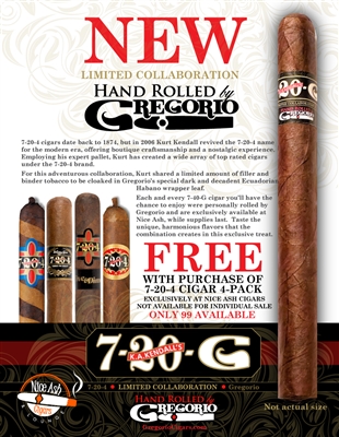 7-20-4 4 Pack with a Free 7-20-G Limited Edition. (Includes a 7-20-4 Toro, 7-20-4 1874 Series Toro, Hustler Toro, Hustler Five & Dime Toro)
